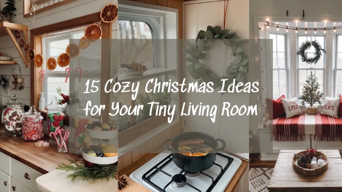 15 Cozy Christmas Ideas for Your Tiny Living Room