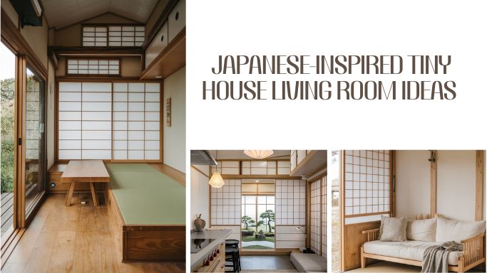 Japanese-Inspired Tiny House Living Room Ideas