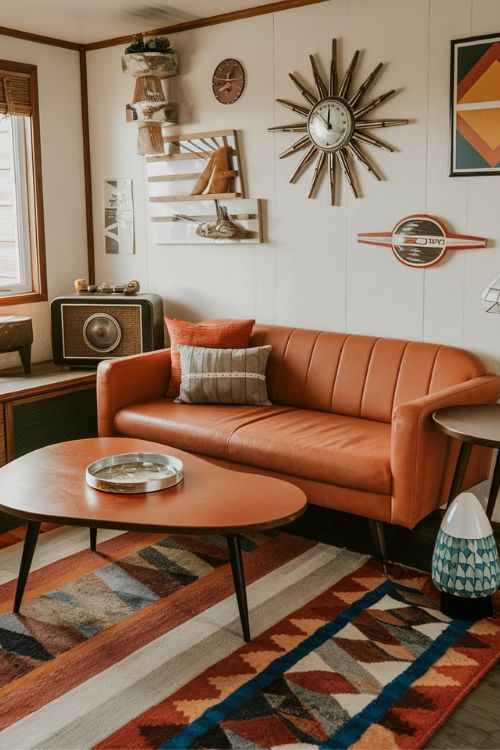 Atomic Age Adventure Vintage Tiny House Living Room Ideas 