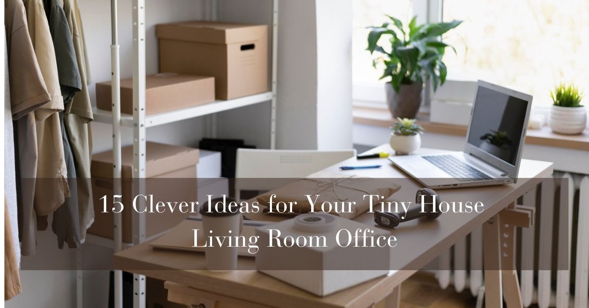 15 Clever Ideas for Your Tiny House Living Room Office