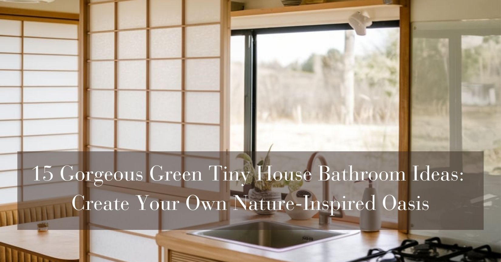 15 Gorgeous Green Tiny House Bathroom Ideas Create Your Own Nature-Inspired Oasis