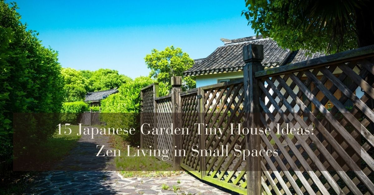 15 Japanese Garden Tiny House Ideas Zen Living in Small Spaces