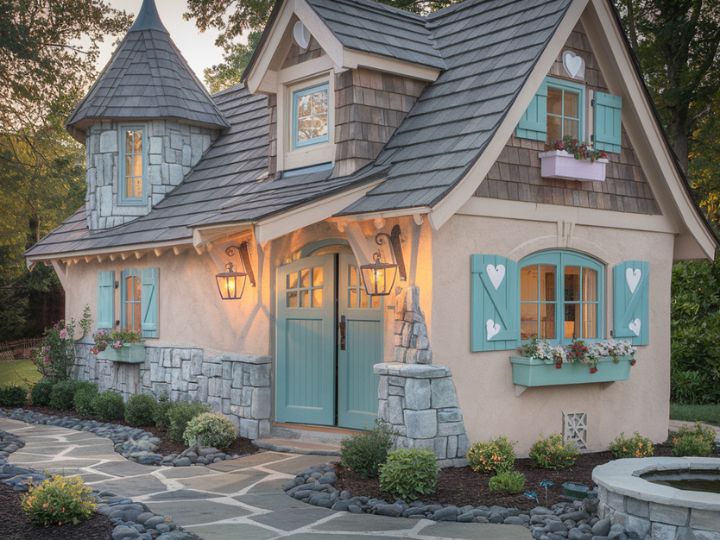 Fairy Tale Cottage Captivating Tiny House Exterior Aesthetic Ideas 