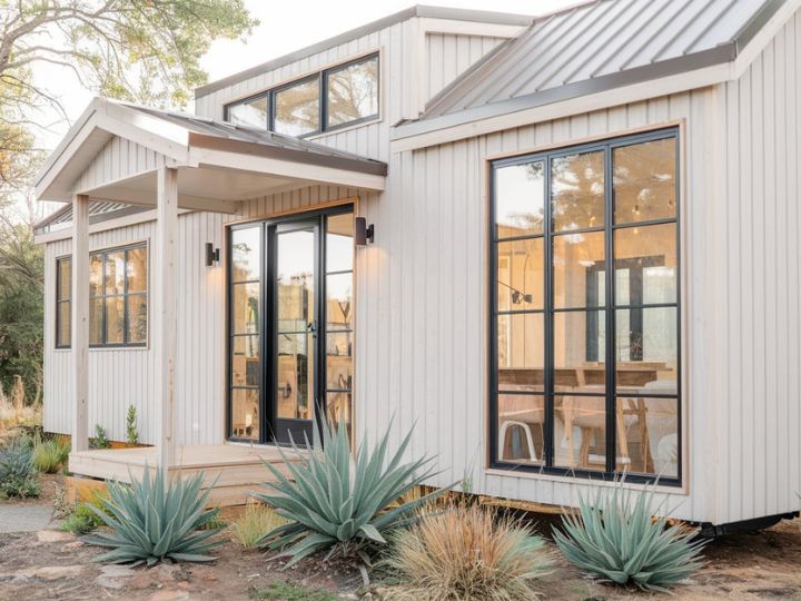 Scandinavian Simplicity Captivating Tiny House Exterior Aesthetic Ideas 