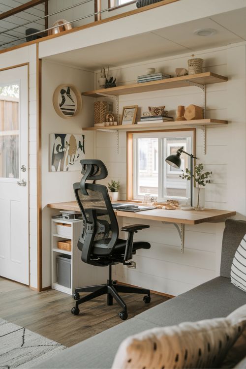 The Multi-Functional Workspace Tiny House Living Room Under Loft Ideas to Maximize Your Space