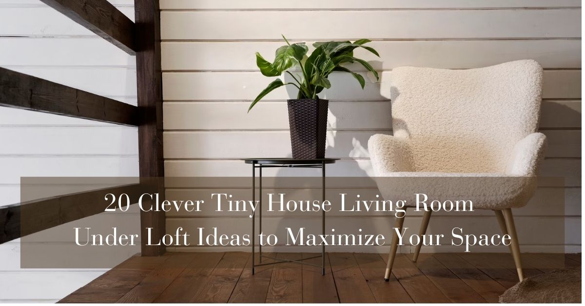20 Clever Tiny House Living Room Under Loft Ideas to Maximize Your Space
