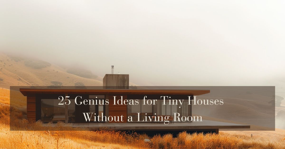 25 Genius Ideas for Tiny Houses Without a Living Room