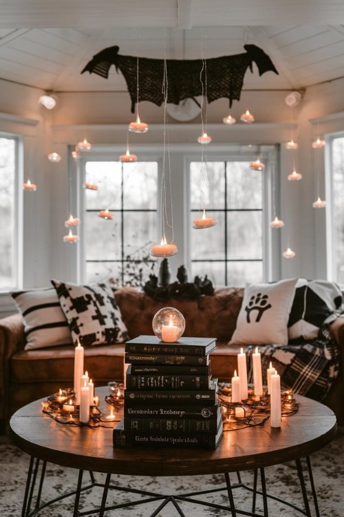 Floating Candle Illusion Creative Halloween Decorations Indoor for Your Tiny House Living Room