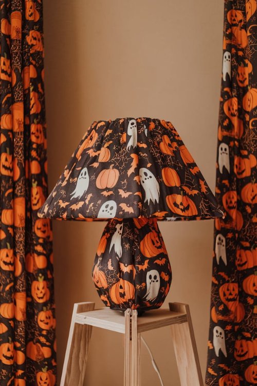 Ghostly Curtains Creative Halloween Decorations Indoor for Your Tiny House Living Room