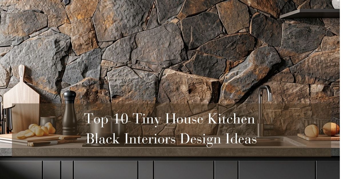 Top 10 Tiny House Kitchen Black Interiors Design Ideas