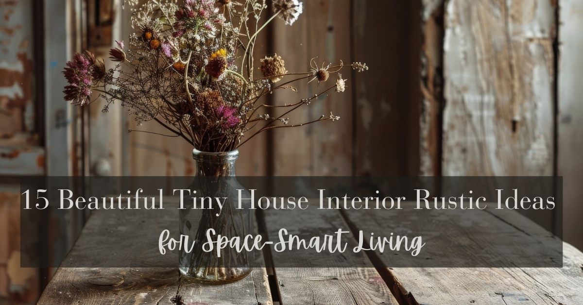 15 Beautiful Tiny House Interior Rustic Ideas for Space-Smart Living