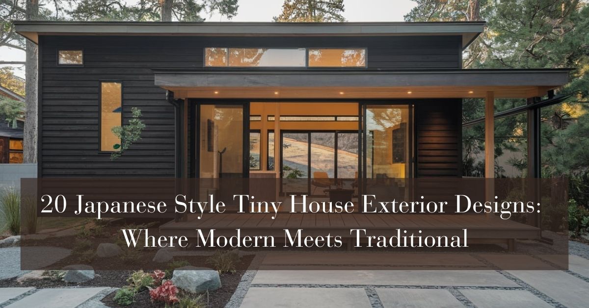 20 Japanese Style Tiny House Exterior Designs Where Modern Meets Traditional