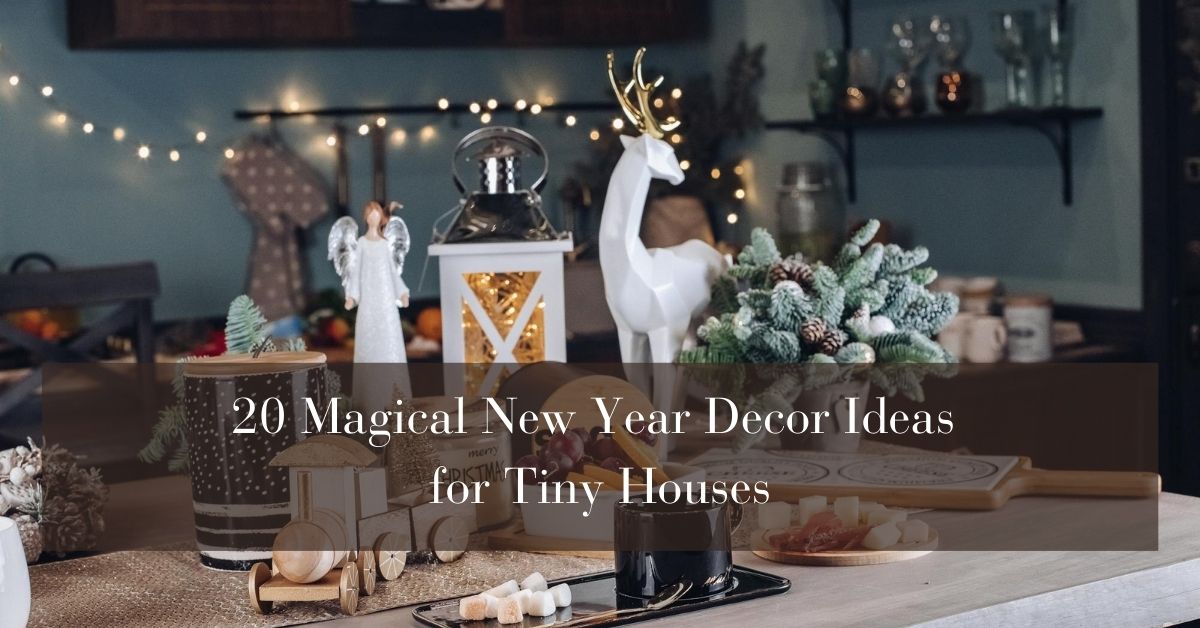 20 Magical New Year Decor Ideas for Tiny Houses