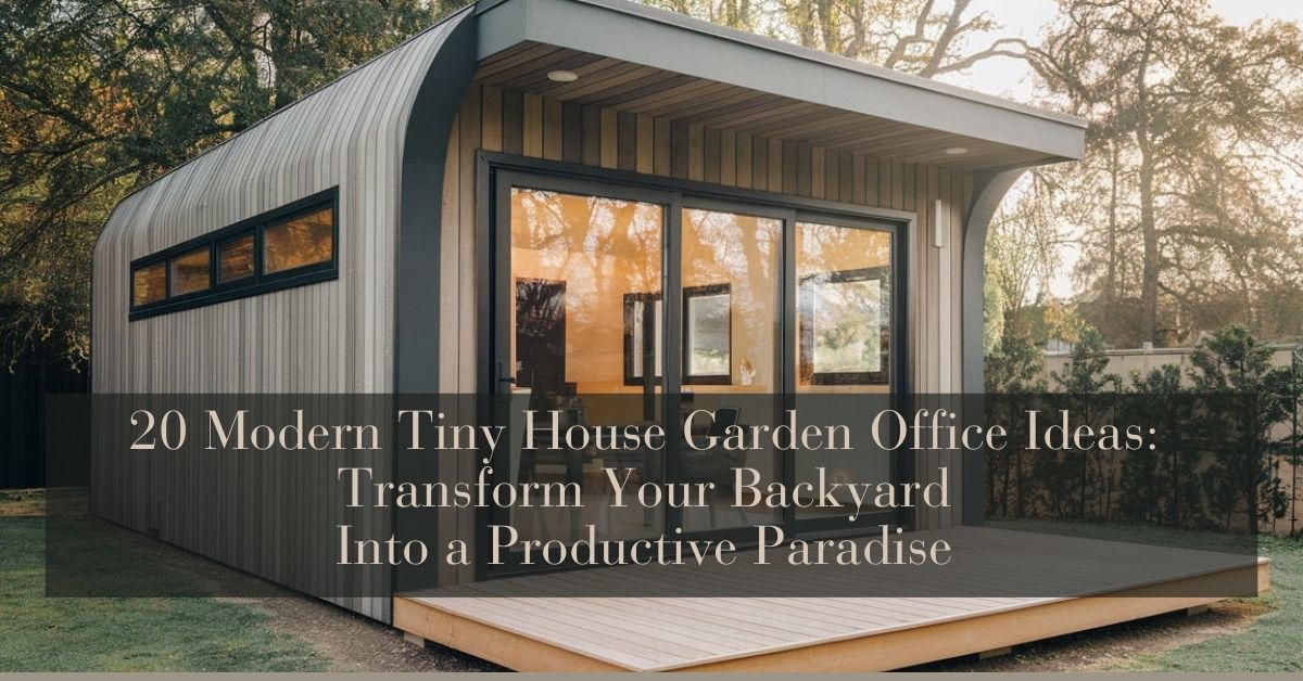 20 Modern Tiny House Garden Office Ideas Transform Your Backyard Into a Productive Paradise
