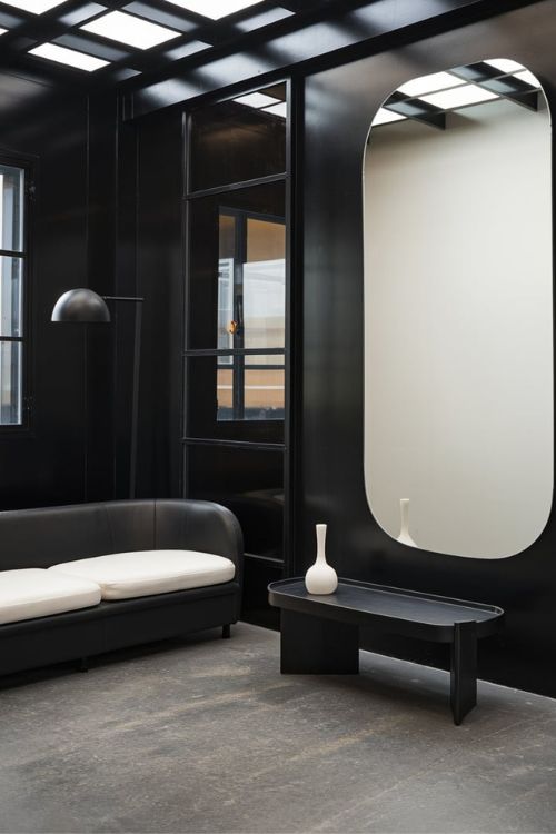 Black Hardware and Fixtures Modern Black Tiny Living Rooms You Can’t Miss