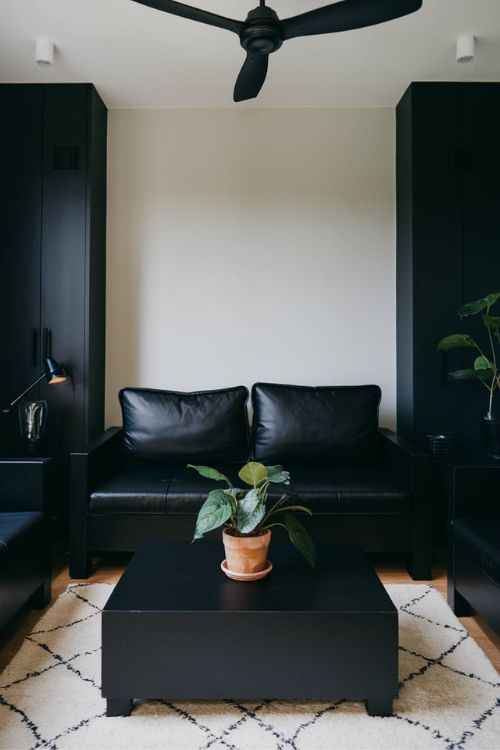 Modern Black Ceiling Fan Modern Black Tiny Living Rooms You Can’t Miss