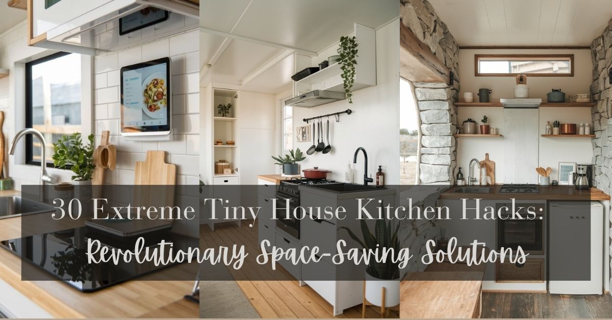 30 Extreme Tiny House Kitchen Hacks Revolutionary Space-Saving Solutions