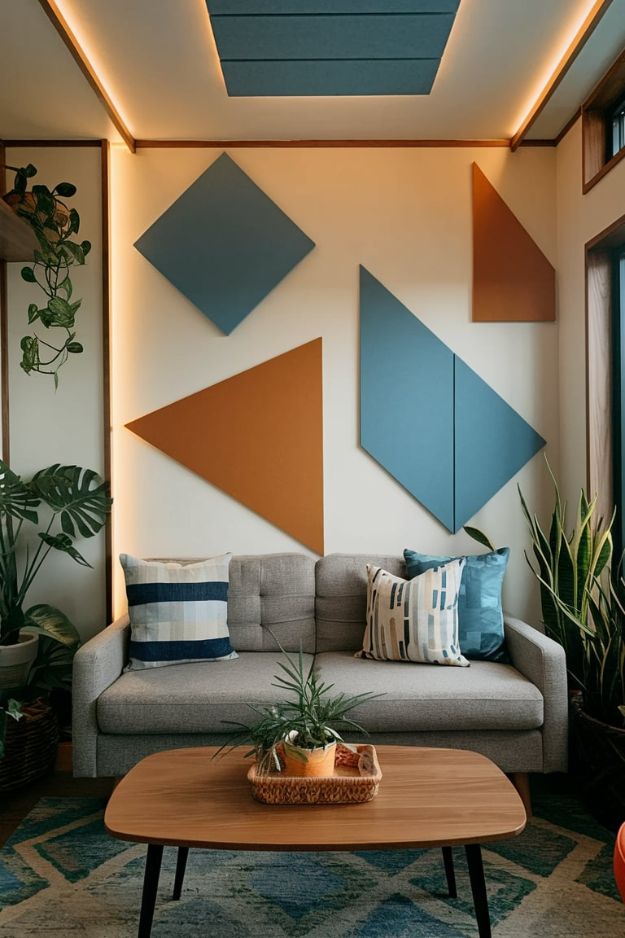 Acoustic Solutions Genius Modern Tiny House Living Room Ideas