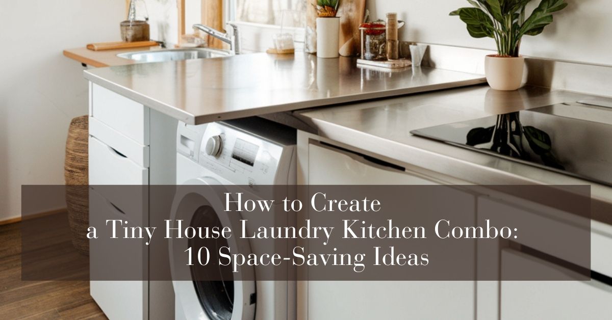 How to Create a Tiny House Laundry Kitchen Combo 10 Space-Saving Ideas