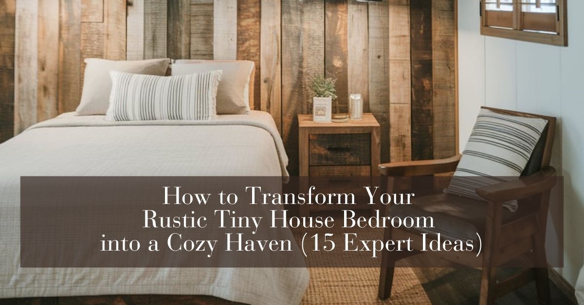 How to Transform Your Rustic Tiny House Bedroom into a Cozy Haven (15 Expert Ideas)