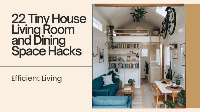 22 Tiny House Living Room and Dining Space Hacks