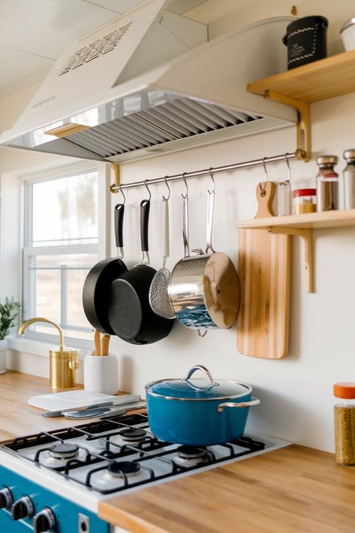 Retractable Vent Hood Tiny House Kitchen Hacks: Revolutionary Space-Saving Solutions