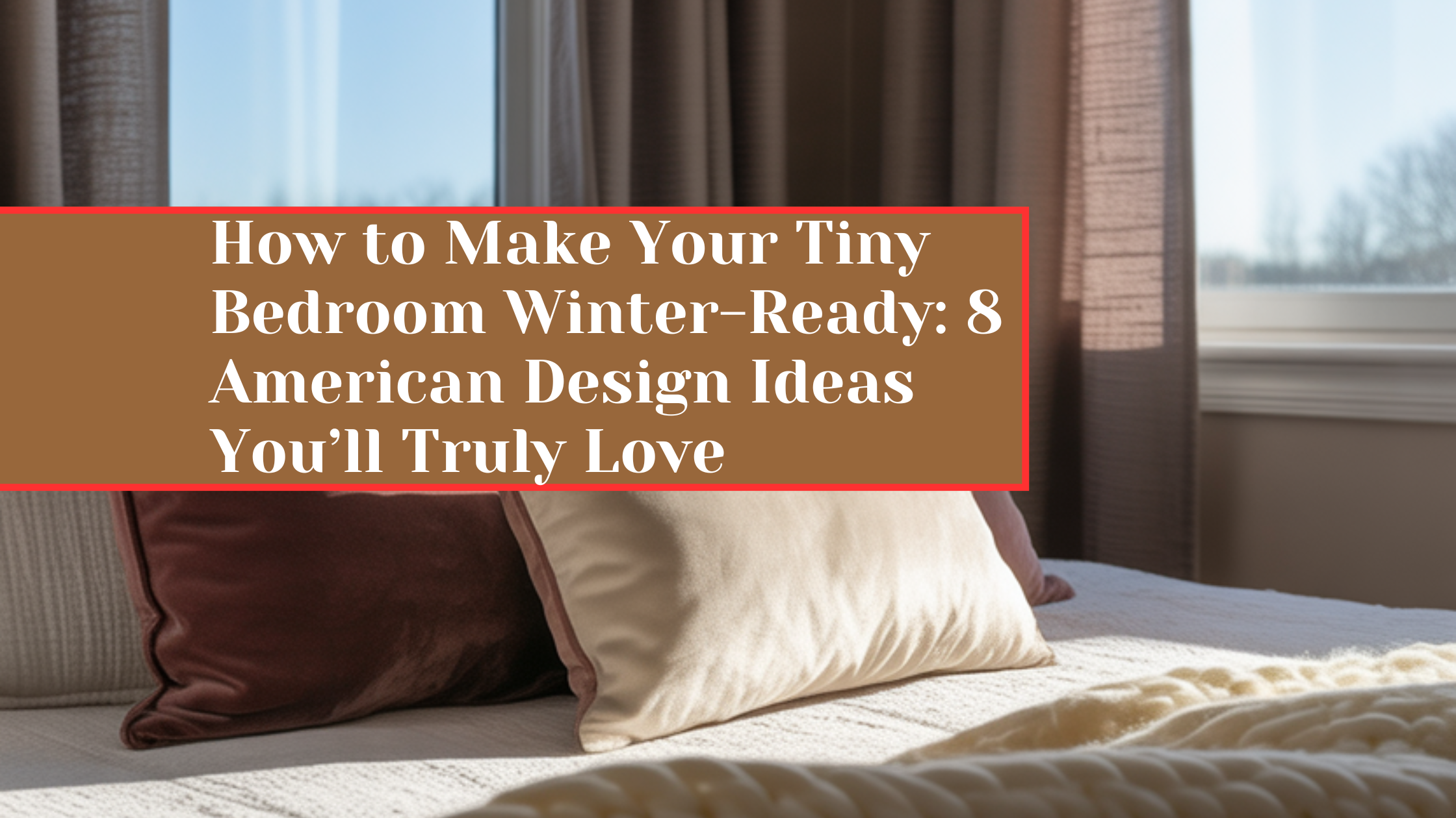 How to Make Your Tiny Bedroom Winter-Ready: 8 American Design Ideas You’ll Truly Love
