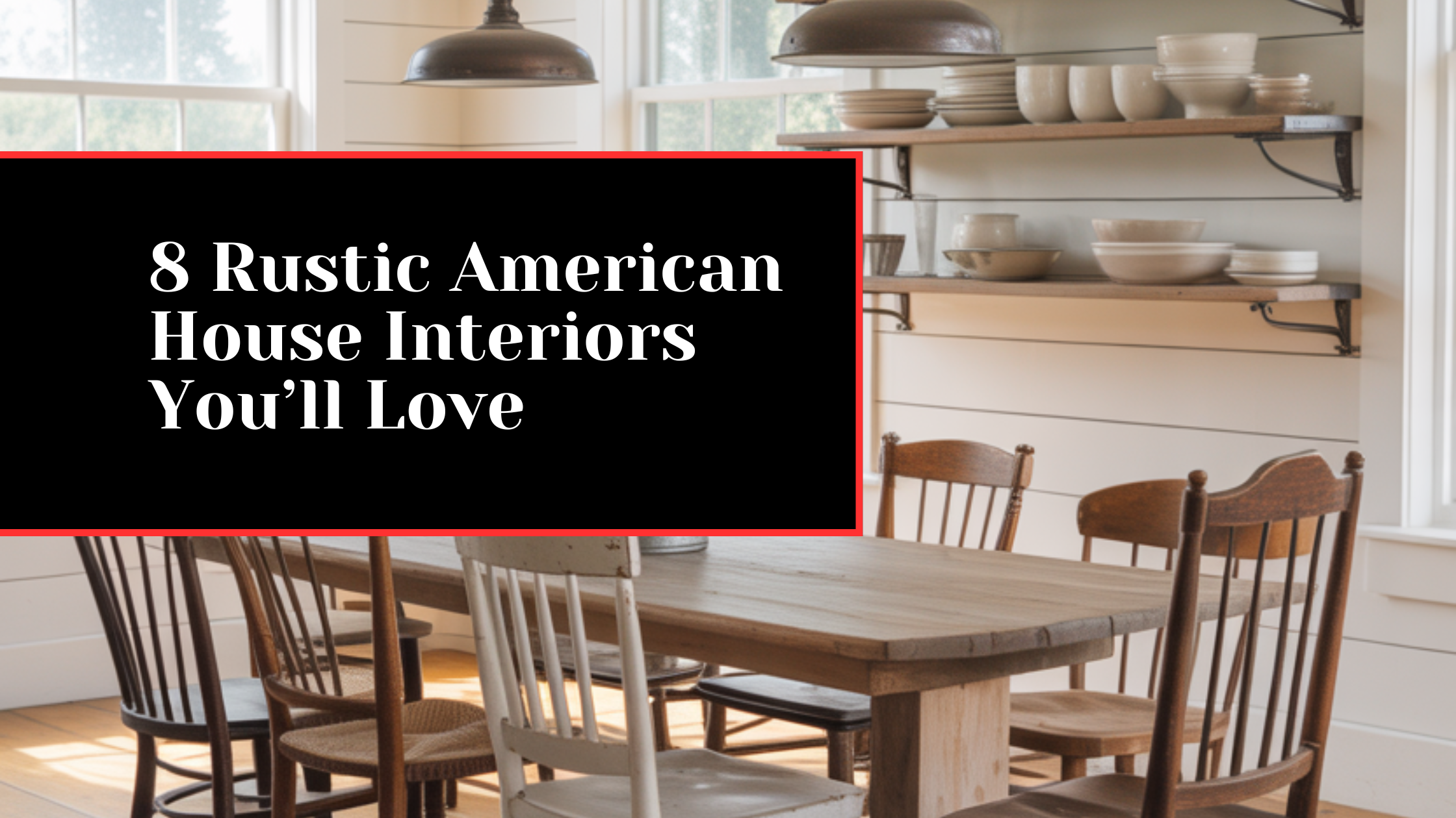 8 Rustic American House Interiors You’ll Love