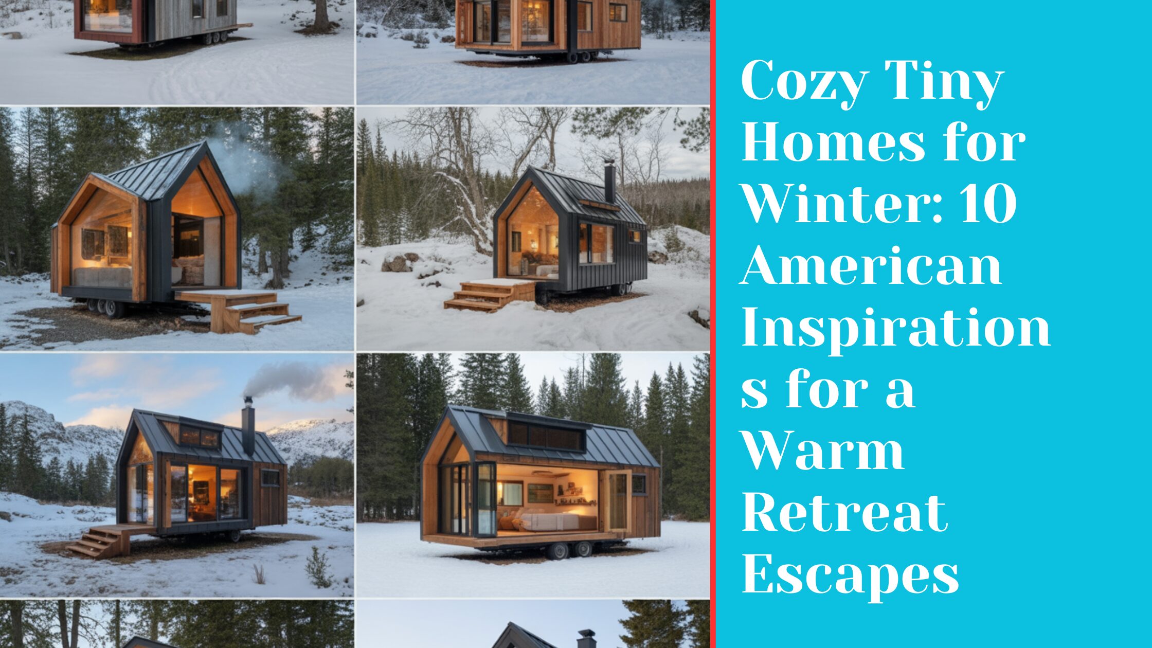 Cozy Tiny Homes for Winter: 10 American Inspirations for a Warm Retreat Escape
