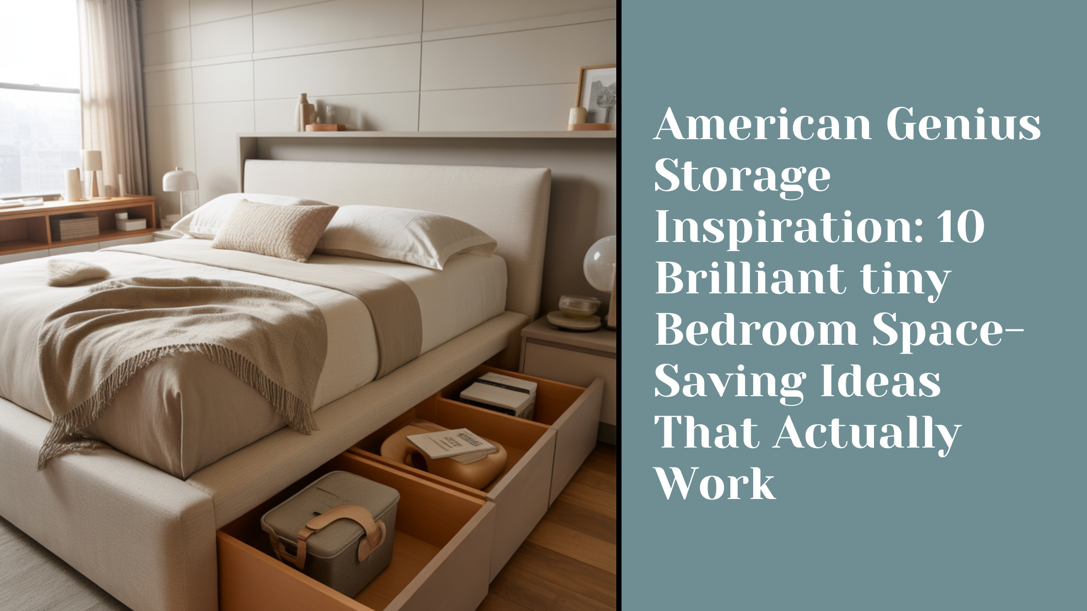 American Genius Storage Inspiration: 10 Brilliant tiny Bedroom Space-Saving Ideas That Actually Work