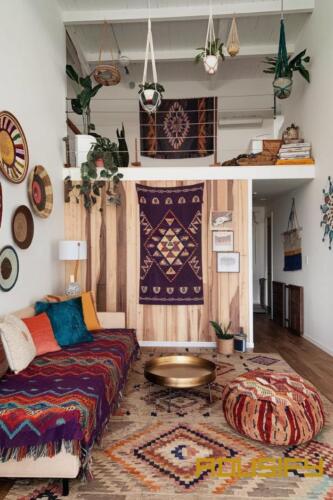 Bohemian Eclectic Haven Tiny home design